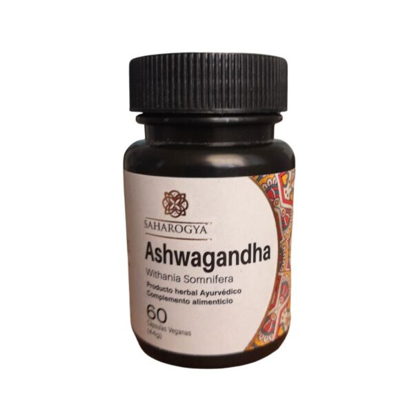 Una botella de Ashwagandha